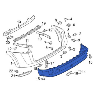 Nissan OE - Rear Lower Bumper Cover