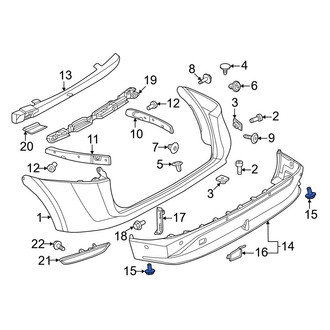 Nissan OE - Bumper Cover Screw