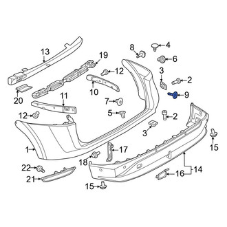 Nissan OE - Bumper Cover Screw