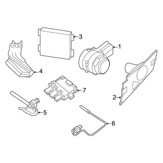 Nissan OE - Rear Bumper - Electrical Components