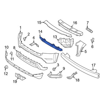 Nissan OE - Front Bumper Cover Support Rail