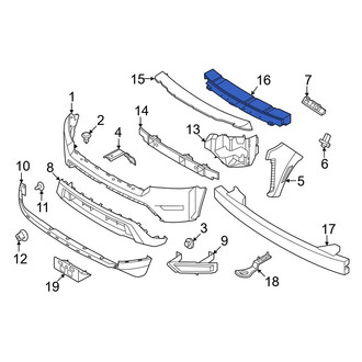 Nissan OE - Front Upper Bumper Impact Absorber