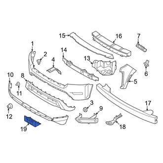 Nissan OE - Front License Plate Bracket