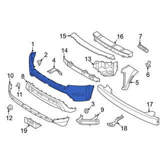 Nissan OE - Front Upper Bumper Cover