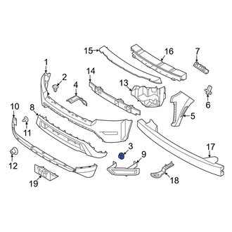 Nissan OE - Bumper Cover Cap