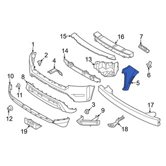 Nissan OE - Front Right Bumper Corner Cover