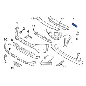Nissan OE - Left Upper Bumper Corner Cover Bracket