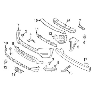 Nissan OE - Front Bumper - Bumper & Components