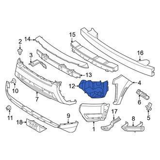 Nissan OE - Front Left Bumper Cover Stop