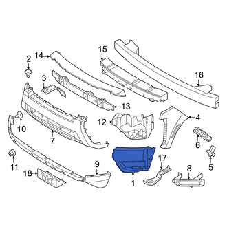Nissan OE - Front Right Bumper Cover