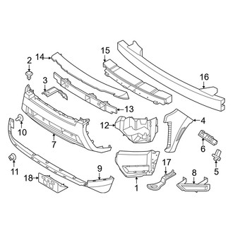 Nissan OE - Front Bumper - Bumper & Components