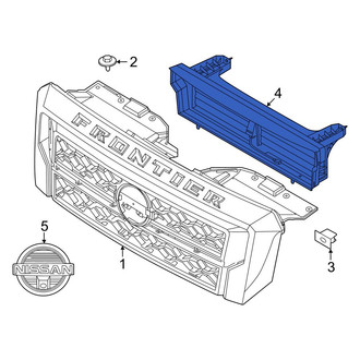 Nissan OE - Front Radiator Shutter Assembly