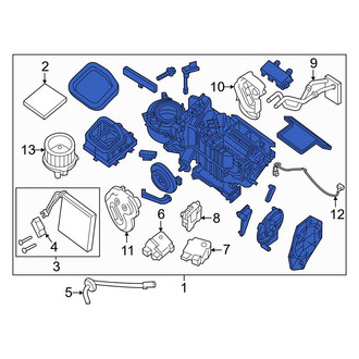 Nissan OE - HVAC Unit Case Assembly
