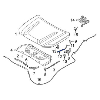 Nissan OE - Front Left Hood Lift Support