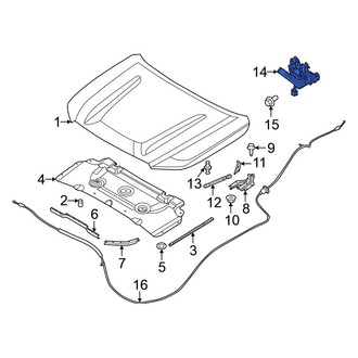 Nissan OE - Front Hood Latch