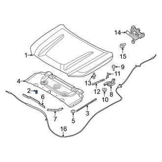 Nissan OE - Front Outer Hood Stop Buffer