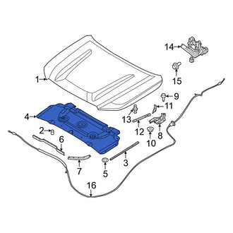 Nissan OE - Hood Insulation Pad