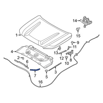 Nissan OE - Front Left Hood Seal