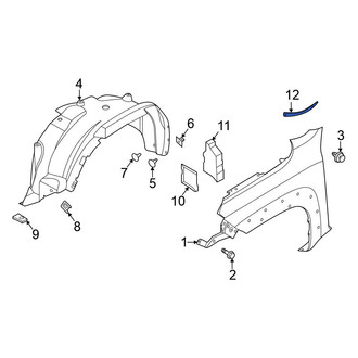 Nissan OE - Front Left Fender Filler Panel