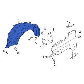 Nissan OE - Front Left Fender Splash Shield
