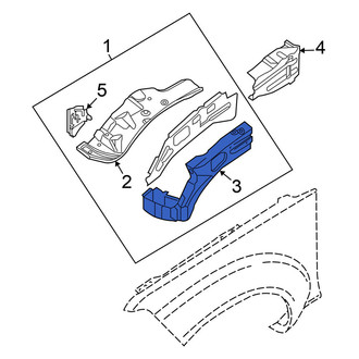 Nissan OE - Front Left Outer Fender Apron Reinforcement