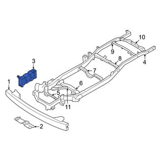 Nissan OE - Front Left Frame Rail End