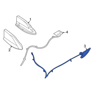 Nissan OE - Front Antenna Cable