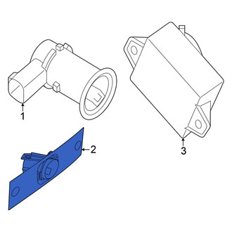 Nissan OE - Rear Left Outer Parking Aid Sensor Housing