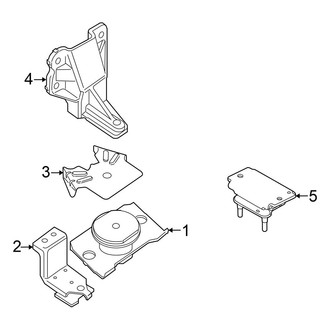 Nissan OE - Engine Mounting (4WD)