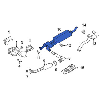 Nissan OE - Exhaust Muffler
