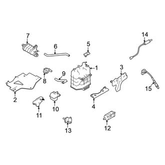 Nissan OE - Emission System - Emission Components