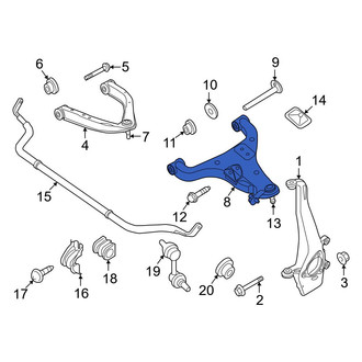 Nissan OE - Front Left Lower Suspension Control Arm