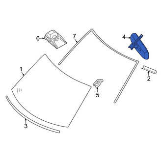 Nissan OE - Front Interior Rear View Mirror