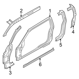 Nissan OE - Cab - Hinge Pillar (King Cab), (King Cab)