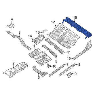 Nissan OE - Front Left Floor Pan Crossmember