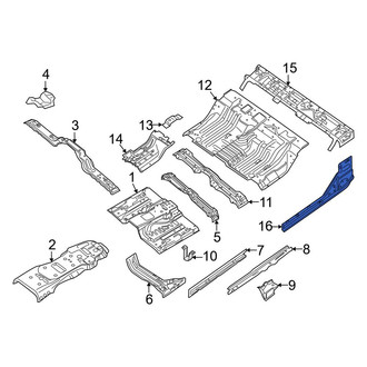 Nissan OE - Rear Left Rocker Panel