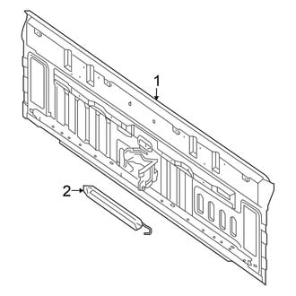 Nissan OE - Cab - Back Panel (King Cab), (S / SV King Cab)