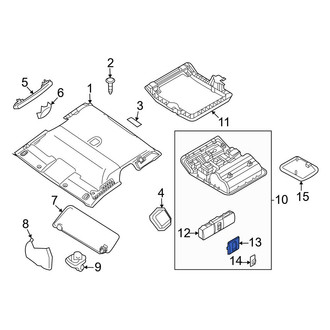 Nissan OE - Roof Bezel