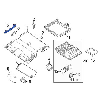 Nissan OE - Rear Right Interior Grab Bar