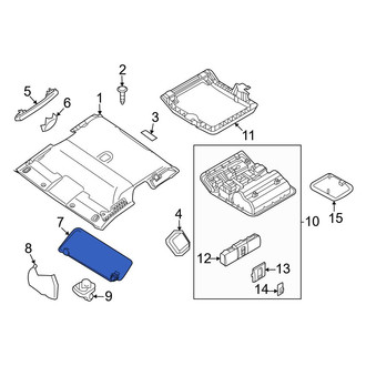 Nissan OE - Right Sun Visor