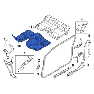 Nissan OE - Front Floor Carpet
