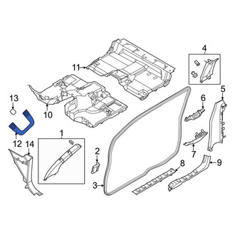 Nissan OE - Front Right Interior Grab Bar