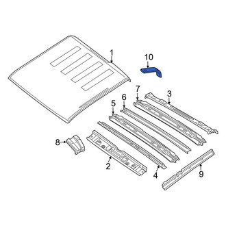 Nissan OE - Left Roof Molding