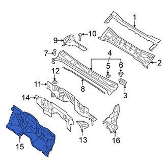 Nissan OE - Center Engine Compartment Insulation