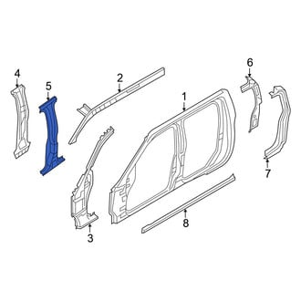 Nissan OE - Left Body B-Pillar Reinforcement