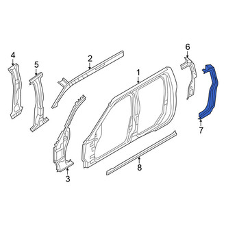 Nissan OE - Left Body C-Pillar Reinforcement