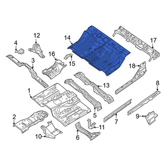 Nissan OE - Rear Floor Pan