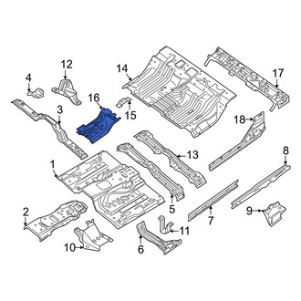 Nissan OE - Front Floor Pan Reinforcement