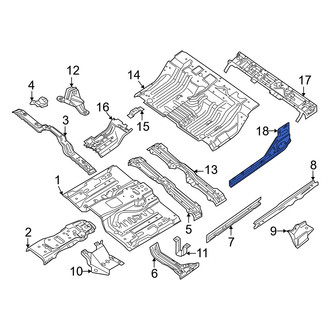 Nissan OE - Rear Right Rocker Panel