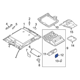 Nissan OE - Roof Bezel
